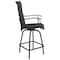 Flash Furniture 2PK Outdoor Stool - 30 inch Patio Bar Stool, Black 2-ET-SWVLPTO-30-BK-GG - alternate 8